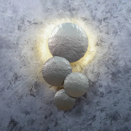 Zaluchi Silver Wall Sconce